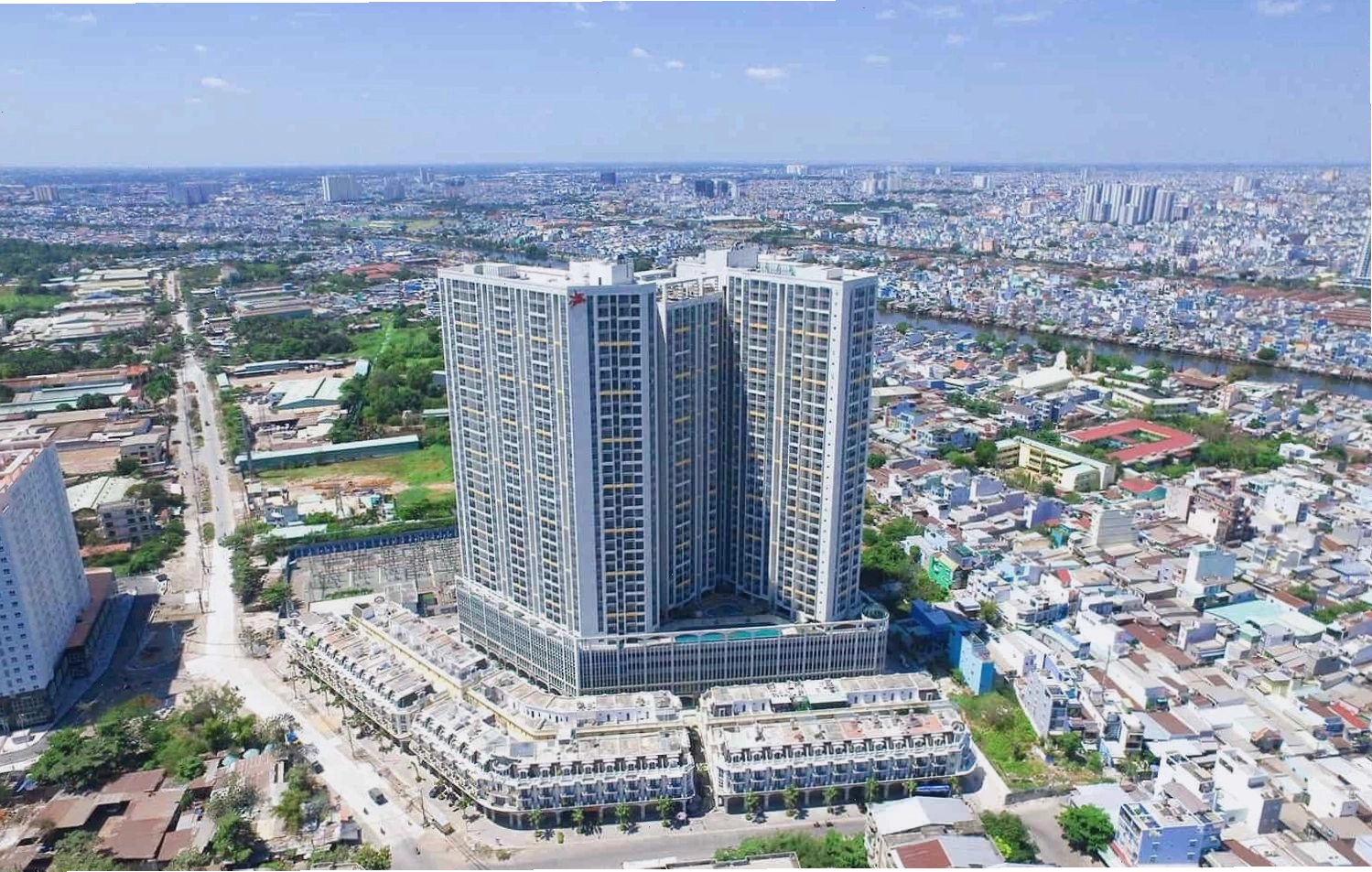 Ảnh thực tế dự án The Pegasuite trên đường Tạ Quang Bửu, Quận 8