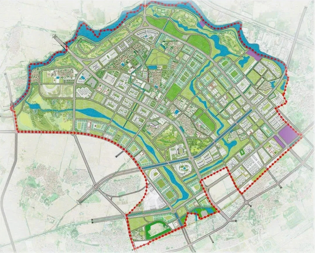 Bản đồ quy hoạch vị trí dự án Sun Bắc Ninh City