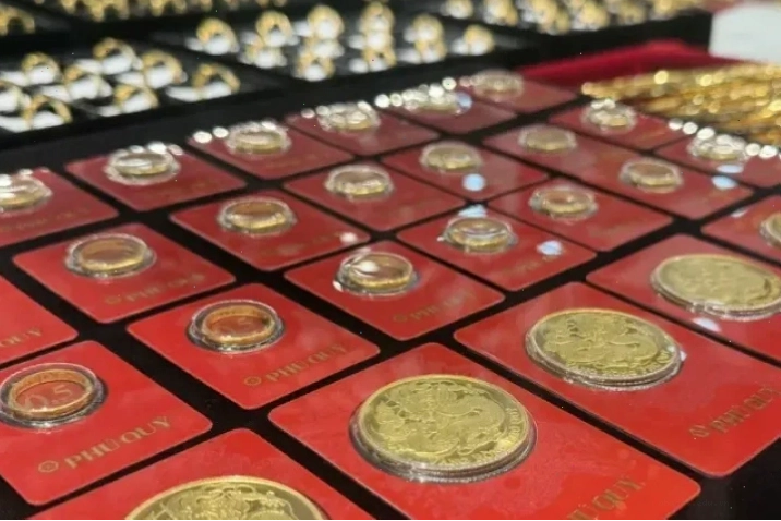 Biểu đồ giá vàng SJC ngày hôm nay cho thấy sự sụt giảm