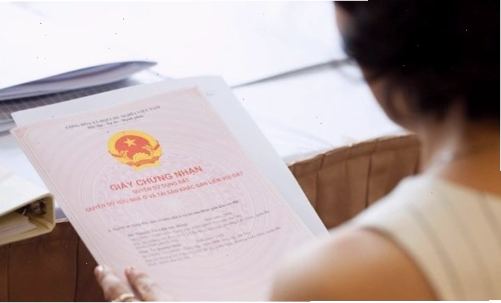 Cảnh quan khu dân cư nông thôn yên bình với những ngôi nhà san sát