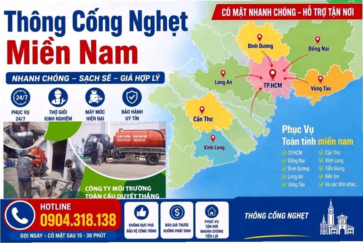 Cống thoát nước bị tắc nghẽn gây ứ đọng nước