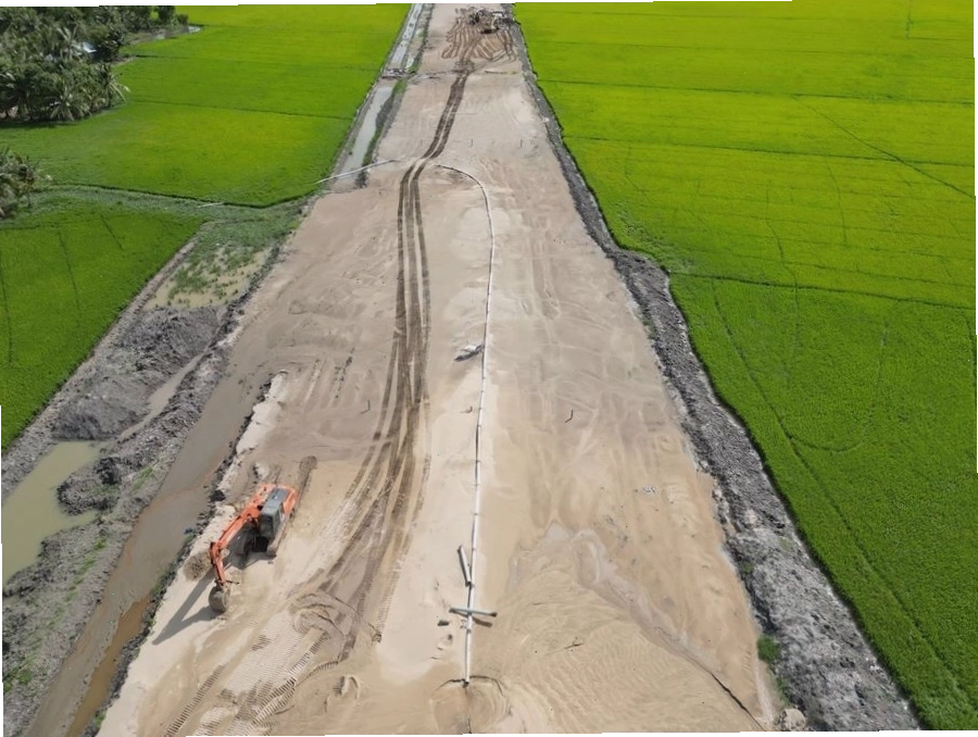 Hình ảnh thi công dự án Vành đai 2 Thành phố Hồ Chí Minh