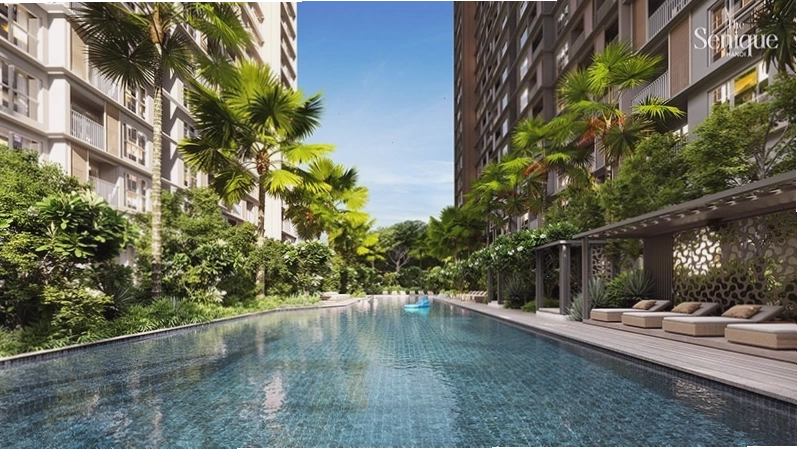 Hồ bơi khoáng nóng tại The Senique Hanoi