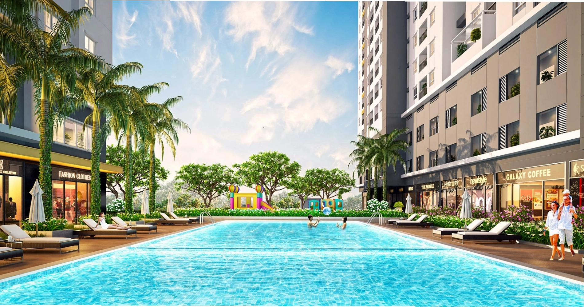 Hồ bơi vô cực tại Lavita Charm