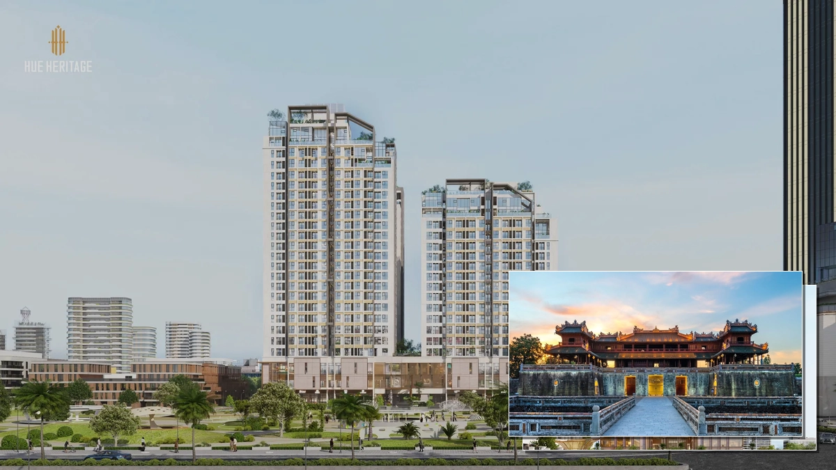 Hue Heritage Đường Đống Đa: Căn hộ cao cấp giữa lòng di sản Huế