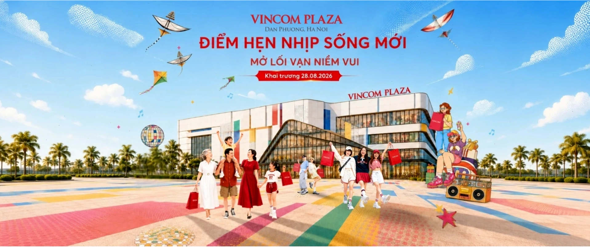 Khu phức hợp Royal City nhìn từ trên cao với kiến trúc hiện đại