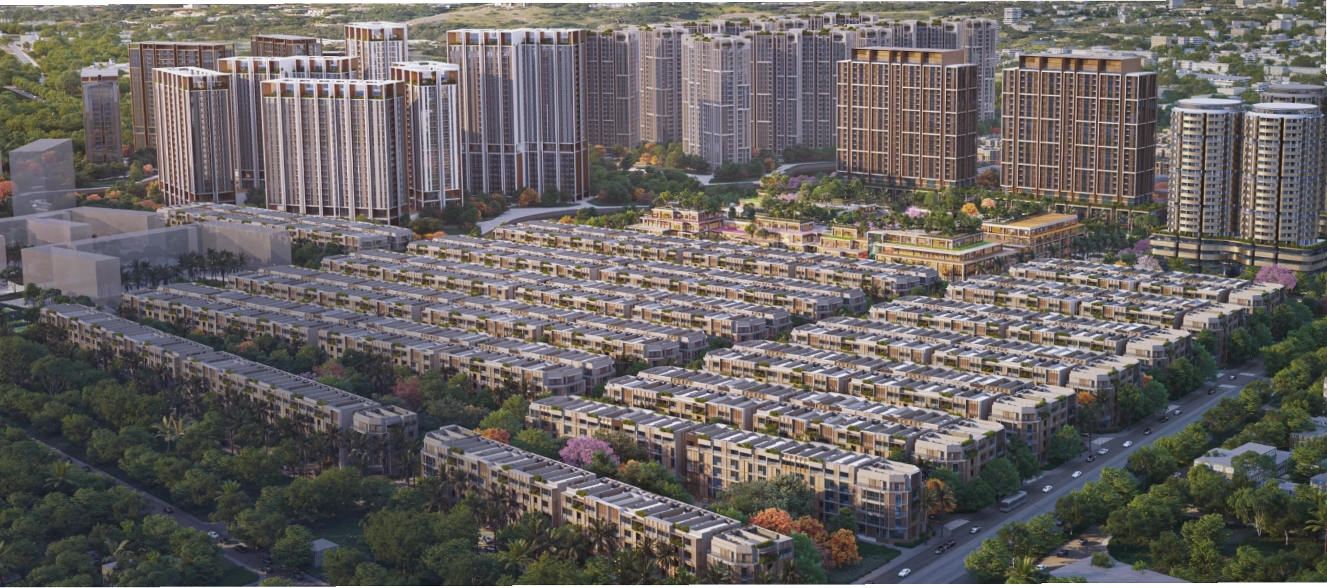 Khu tiện ích xanh mát và hiện đại tại The Global City