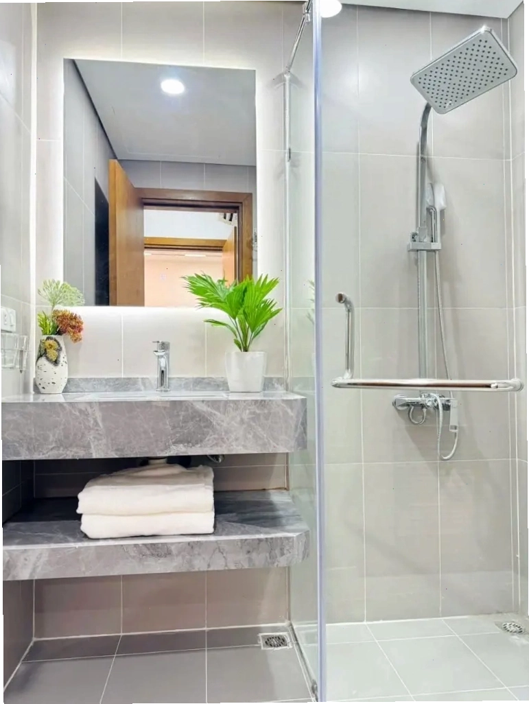 Lối vào khu căn hộ tại Goldmark City