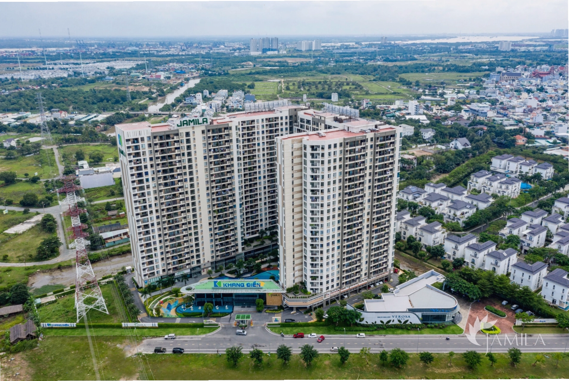 Mặt bằng Block A Jamila Khang Điền với đa dạng căn hộ 2 và 3 phòng ngủ