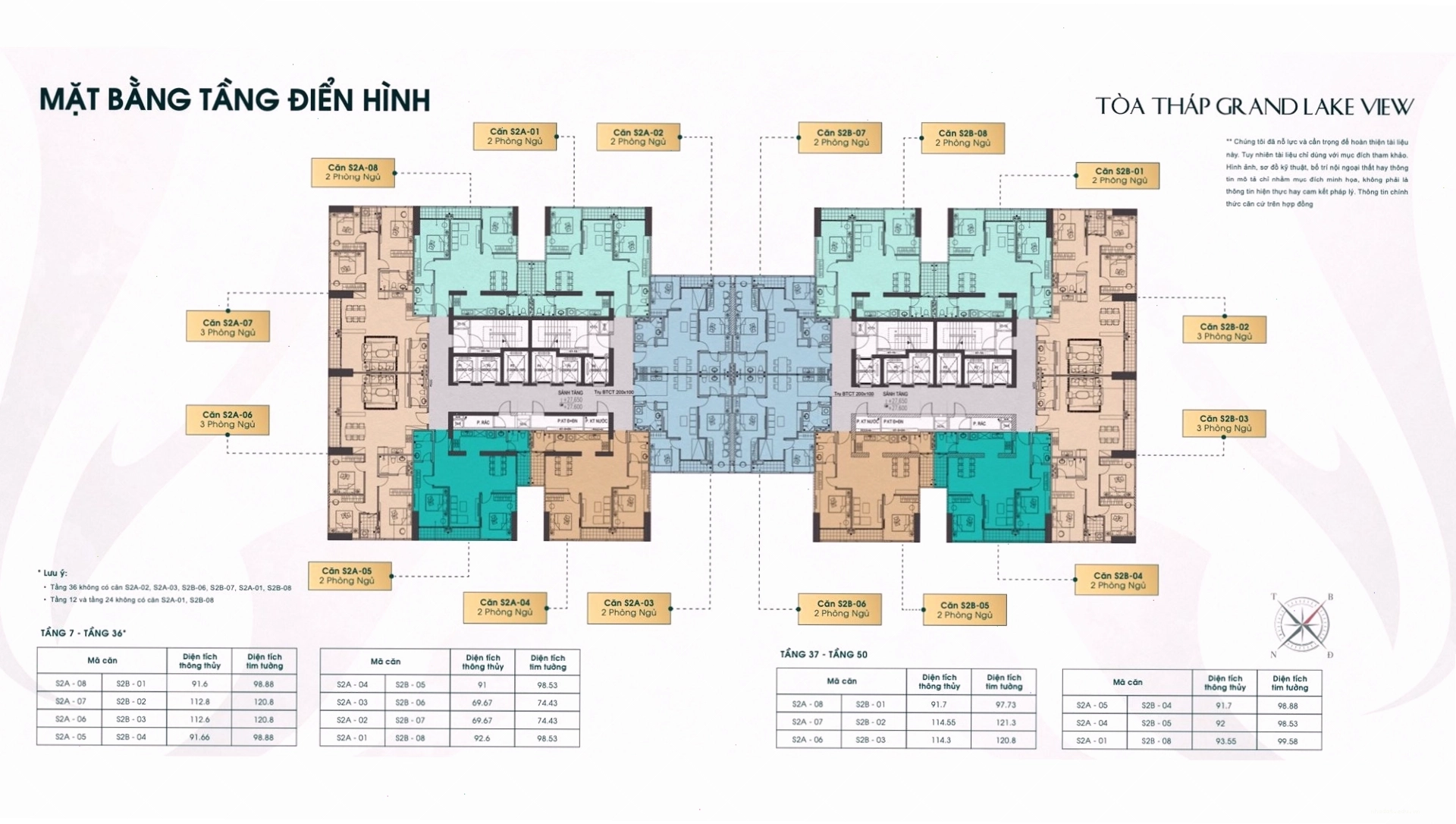 Mặt bằng tòa 50 tầng dự án Grand SunLake Văn Quán Hà Đông