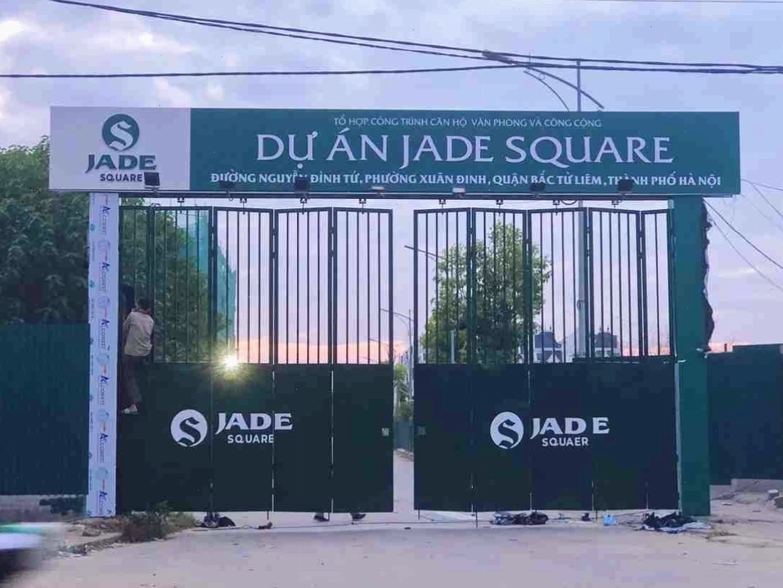 Mặt tiền dự án Jade Square
