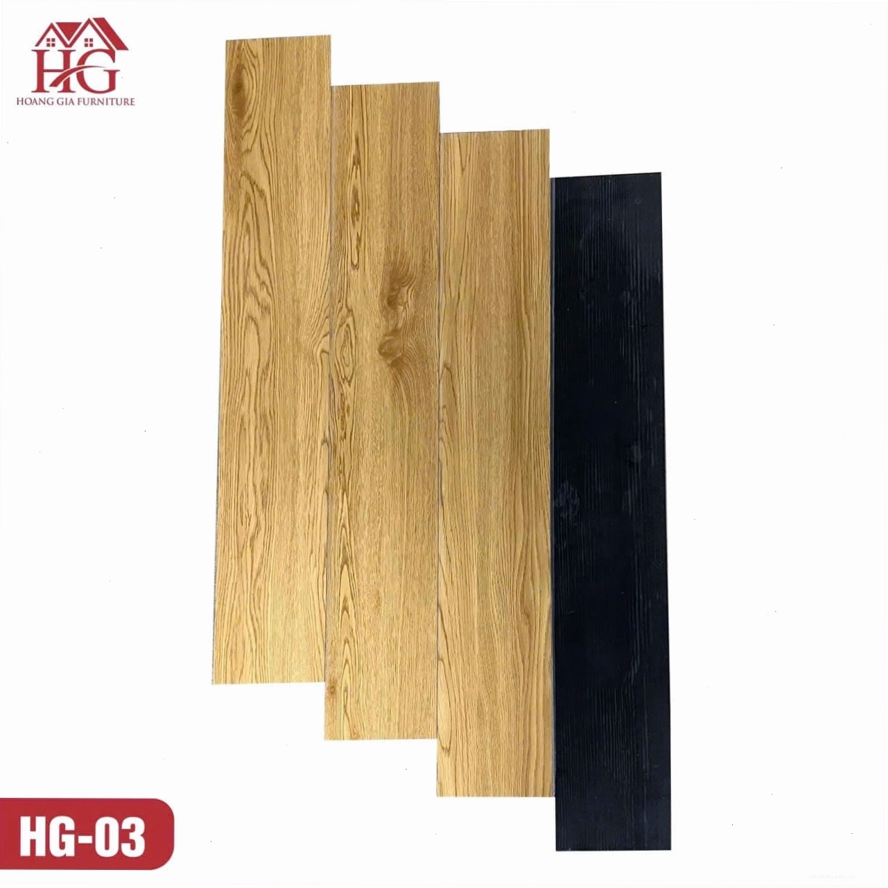Mẫu sàn nhựa giả gỗ hèm khóa màu vân gỗ sáng cho phòng khách hiện đại