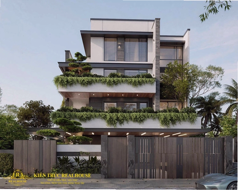 Mẫu thiết kế nhà phố 3 tầng hiện đại
