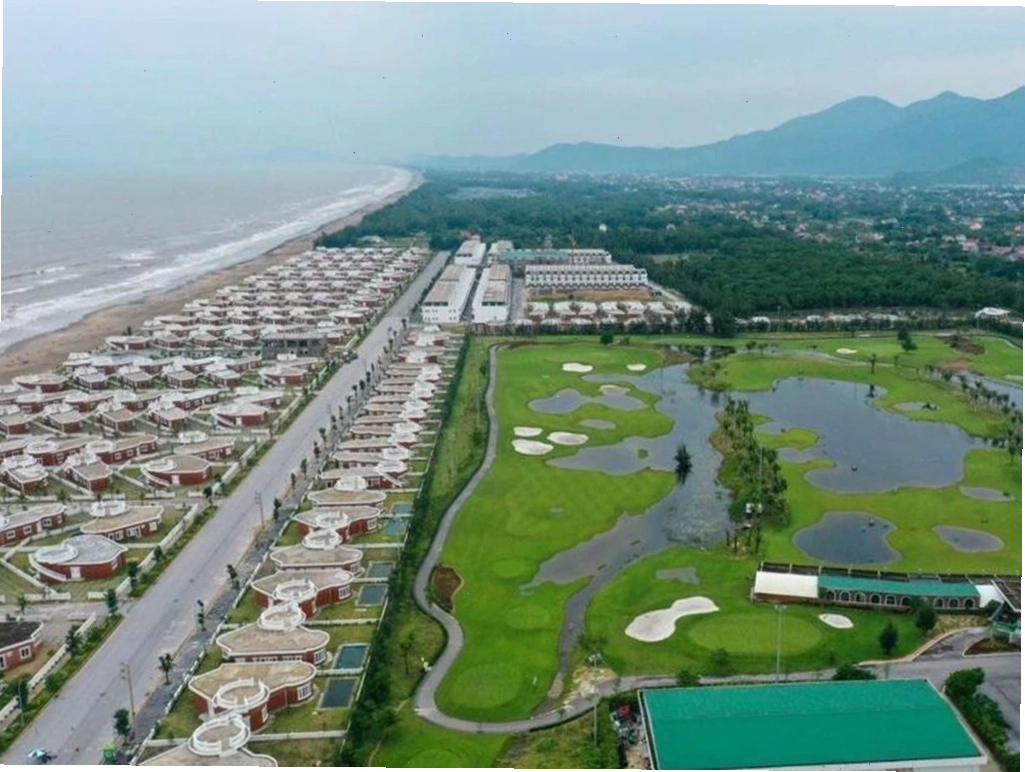 Một góc thành phố Hà Tĩnh với cảnh quan đô thị hiện đại và không gian xanh mát