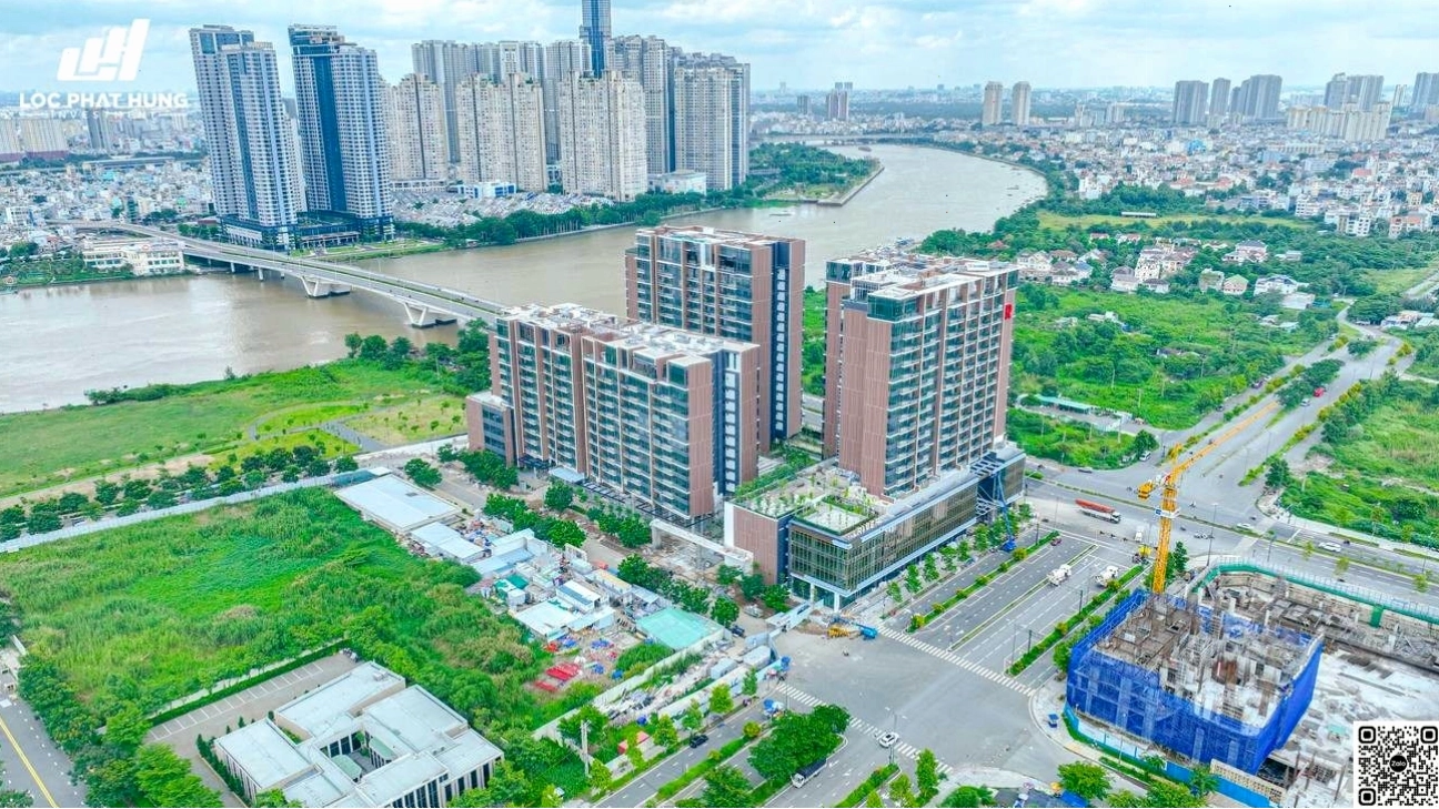 Phối cảnh dự án The River Thủ Thiêm Quận 2 về đêm