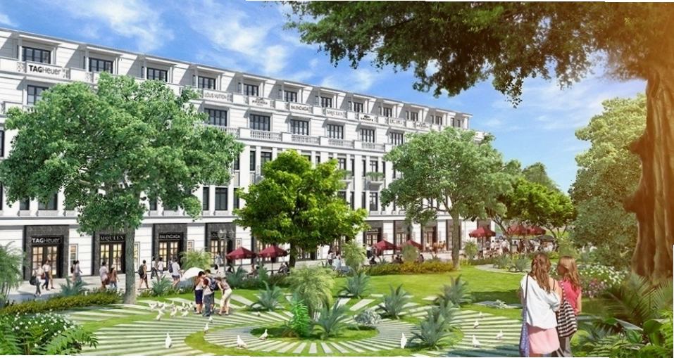 Shophouse Thanh Hà mặt tiền kinh doanh kết hợp nhà ở
