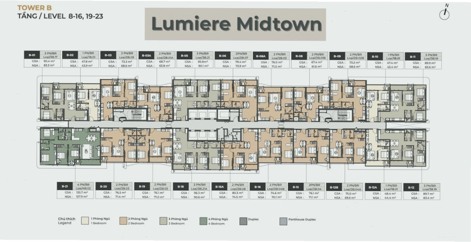 Thiết kế nội thất căn hộ Lumiere Midtown