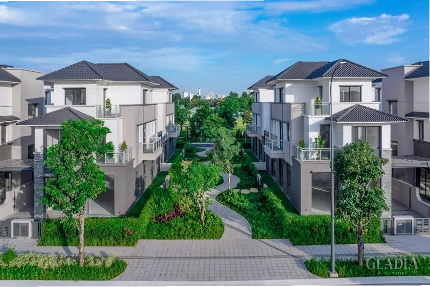 Tổng quan dự án Gladia Khang Điền nhìn từ trên cao